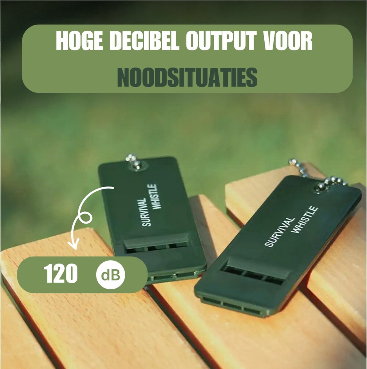 BSTNL Noodradio Survival met noodfluit
