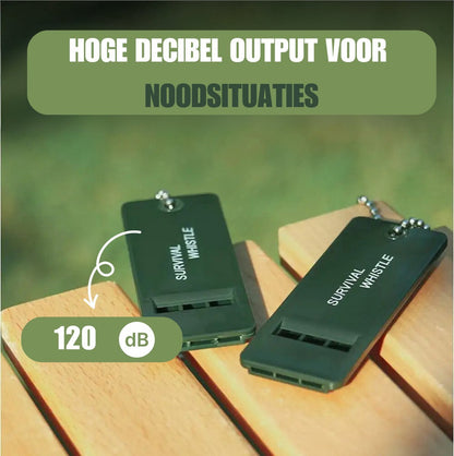BSTNL Noodradio Survival met noodfluit