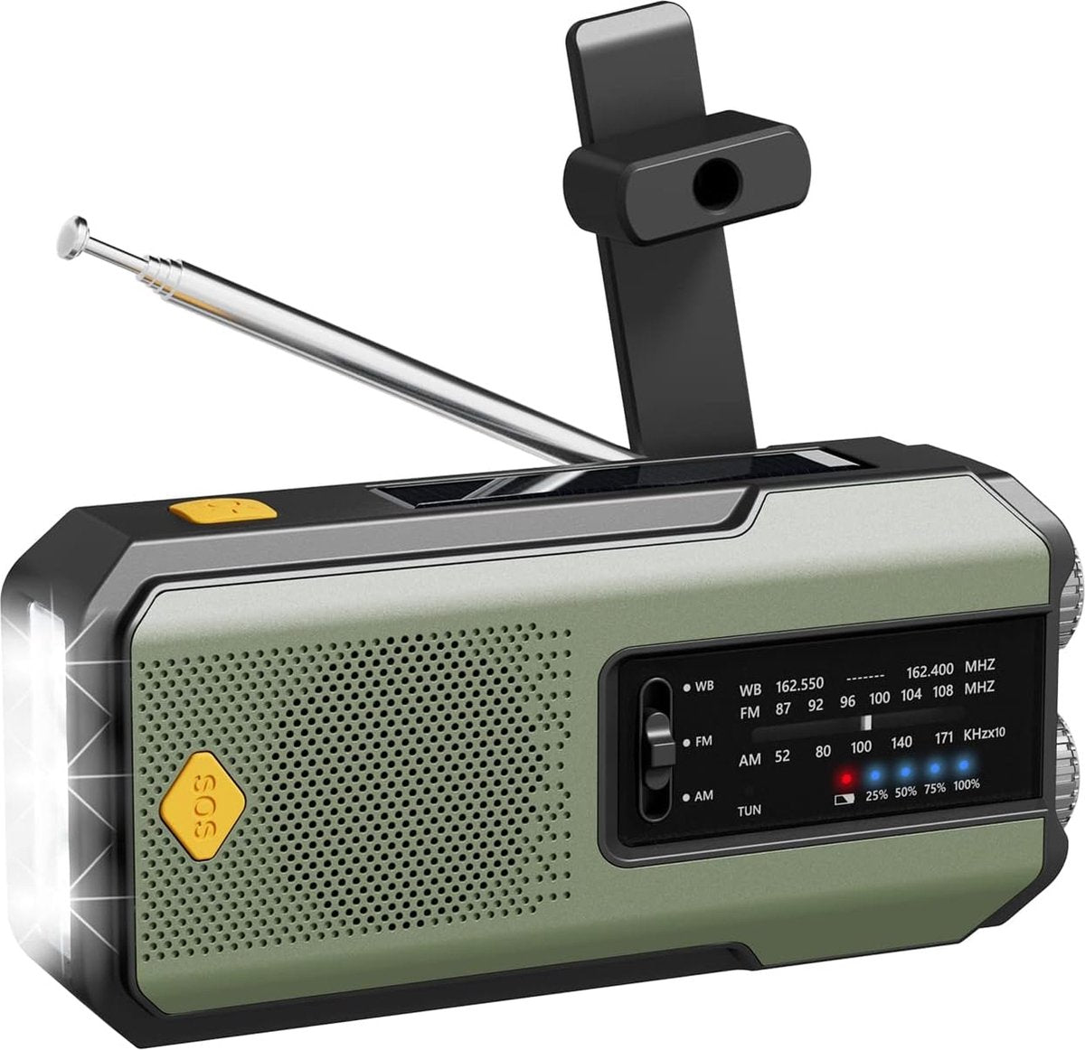 Noodradio Solar Opwindbaar Elite