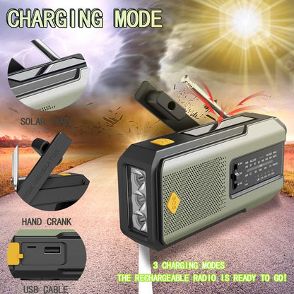 Noodradio Solar Opwindbaar Elite